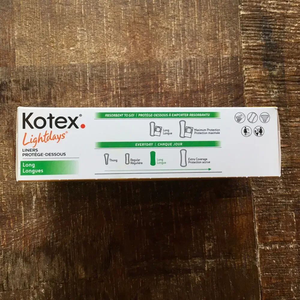 Kotex lightdays liners